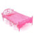 1SET Miniature Doll Bed Furniture 3 items(doll bed+pillow+bedsheet) For 11.5in