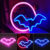 LED Bat Neon Sign Light Halloween Wall UKB/Battery Bedroom Lighting Decor Party