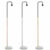 153cm Metal Standard Floor Lamp Marble Base Tall Free Standing Industrial Light