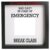 In case of emergency break glass Box Frame Sticker Vinyl Decal. Ikea Ribba ect