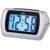 Acctim Auric Digital LCD Display Alarm Clock with Snooze Silver 12340