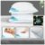 Memory Foam Gel Pillow Orthopedic Cooling Pillow Neck Back Support Medium Firm