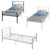 Simple Budget metal bed Single bed Frame with Mattress Option Bedroom Furniture