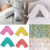 Printed V-Shaped Pillowcase Orthopedic V Cover Polycotton Head Neck Back Support