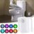 8 Colors Changing LED Toilet Bathroom Night Lights Motion Activated Seat Sensors