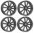 4 AEZ Aruba graphite Wheels 8.5Jx19 5×108 for Ford C-Max Edge Focus Galaxy Kuga