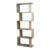 Oak 5 Tier Wooden S-Shaped Bookcase Living Room Modern Display Shelves Storage