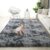 Gsogcax Super Soft Fluffy Area Rug 5’x7′ Bedroom Living Room Shaggy Anti-Skid