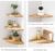 Floating Corner Shelf Shelves Wooden Wall Storage Display Shelf Unit Wall Mount