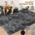 Fluffy Rugs Anti-Slip Large Shaggy Rug Super Soft Mat Living Room Bedroom Carpet