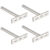 4PCS Invisible Floating Shelf Bracket Hidden Blind Support for Concealed Shelves