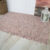 Cosy Blush Pink Shaggy Rugs Soft Non Shed Mottled Thick Coral Living Room Rug UK