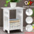 White tea coffee small table sofa side table storage rack bedside table UK