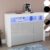 LED Sideboard High Gloss Buffet Cupboard Display Cabinet TV Unit Stand 2 3 Doors