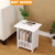 White Small Bedside Table Drawer Cabinet Side End Table Nightstand Storage Shelf