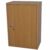 Wooden Lockable Brown Beech Wall Cabinet Supplied With 2 Keys