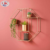 Deco Glamour Hexagon Shelf Gold Round Tube Wall Floating Shelf