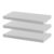 3x Modern Floating Shelves Wall Mounted Living Room Bedroom Storage 60cm White