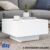 Modern Led Coffee Table Side Living Room Furniture Sofa Table Engineered Wood Uk