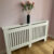 Extra Tall 100cm Radiator Covers High Gloss Wall Pipe Protectors Wood Top Shelf