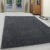 Dark Grey Rug Plain Solid Modern Soft Large Small Carpet Living Room Area Mats