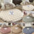 Round plush carpet single sofa blanket living room makeup stool cushion 80-120cm