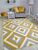 Modern Gold Ochre Cheap Floor Rugs Small Extra Large Living Room Rug Hall Runner