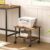 2-Tier Under-Desk Printer Stand Printer Cart Side Table Industrial Home Office