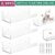 2 / 3PCS Clear Acrylic Floating Shelves Display Mounted Shelf Display Organizer