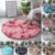 60-120CM Round Shaggy Fluffy Anti-Skid Rug Living Room Bedroom Carpet Floor Mat