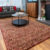 Cosy Red Flecked Living Room Rugs Non Shed Soft Warm Shaggy Rug Hallway Runners