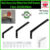 Black Heavy Duty Ribbed Steel Shelf Brackets Shelves 3 Sizes: 250/300/400mm