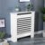 Radiator Cover 92/100cm Tall Cabinet MDF Wood Painted Grill Shelf Home Furniture