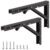 8″-20″ Folding Heavy Duty Shelf Bracket Triangle Bench Table Wall-Mounted Hinges