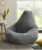 Jumbo Cord Beanbag Chair Large Bean Bag in Jumbo Cord Highback beanbags FILLED