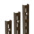 Twin Slot Shelving System Uprights BROWN Wall Mounted Adjustable Modular Storage