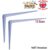 White Steel Shelf Supports Metal Bracket Brackets 12 Different Sizes