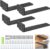 4 Pack Heavy Duty Floating Shelf Brackets 20CM Metal Wall Mount For Hanging