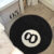 8 Ball Rug Indoor Home Decoration Spooky Gifts Round Tufting Soft Rug Mat