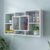 Floating Wall Display Shelf 8 Compartments Hanging Rack Floating Shelf vidaXL