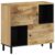 Side Cabinet 80x33x75 cm Solid Wood Acacia vidaXL