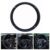 Black PU-Leather Car Steering Wheel Cover Protector 15″/38cm/Accessories