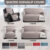 Sofa Slip Covers Quilted Throw Water Resistant & Dust Protector Couch Cover UK