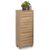 Bathroom Storage Cabinet, Oak Wood Effect Bathroom Floor Cabinet, VonHaus