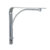 Pair Of Flexi Storage Arch Brackets – Silver – 18x23cm Shelving Brackets