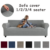 2/3/4 Seater Slipcover Solid Color Sofa Covers Stretch Couch Furniture Protector