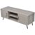 TV Cabinet Entertainment Unit Media Console 2 Shelves 120x40x45 cm Grey vidaXL