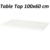 New IKEA LINNMON Desk Table Top White 100×60 cm without Legs Pre-Drilled Holes