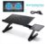 Folding Laptop Desk Table Bed Adjustable Portable Stand Tray Furniture With Fan