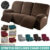 1/2/3 Seater Stretch Recliner Sofa Slipcover Elastic Velvet Armchair Couch Cover